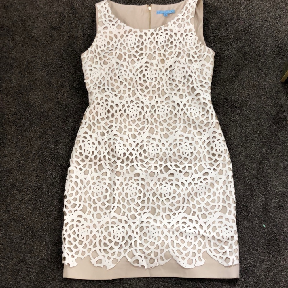 Antonio Melani Tan & White Dress